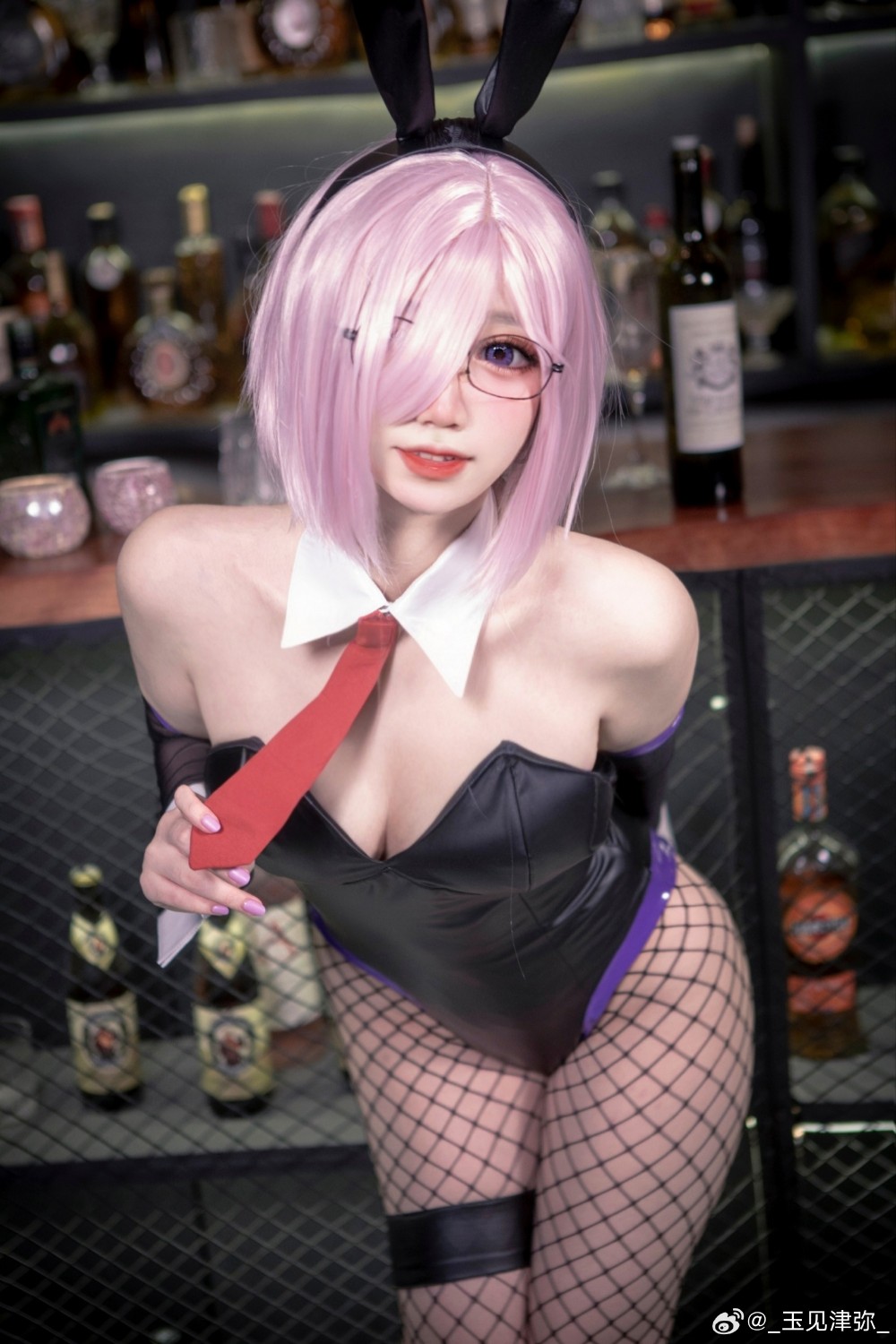 Cosplay Fate/GrandOrder 同人兔女郎-玛修·基列莱特@_玉见津弥_