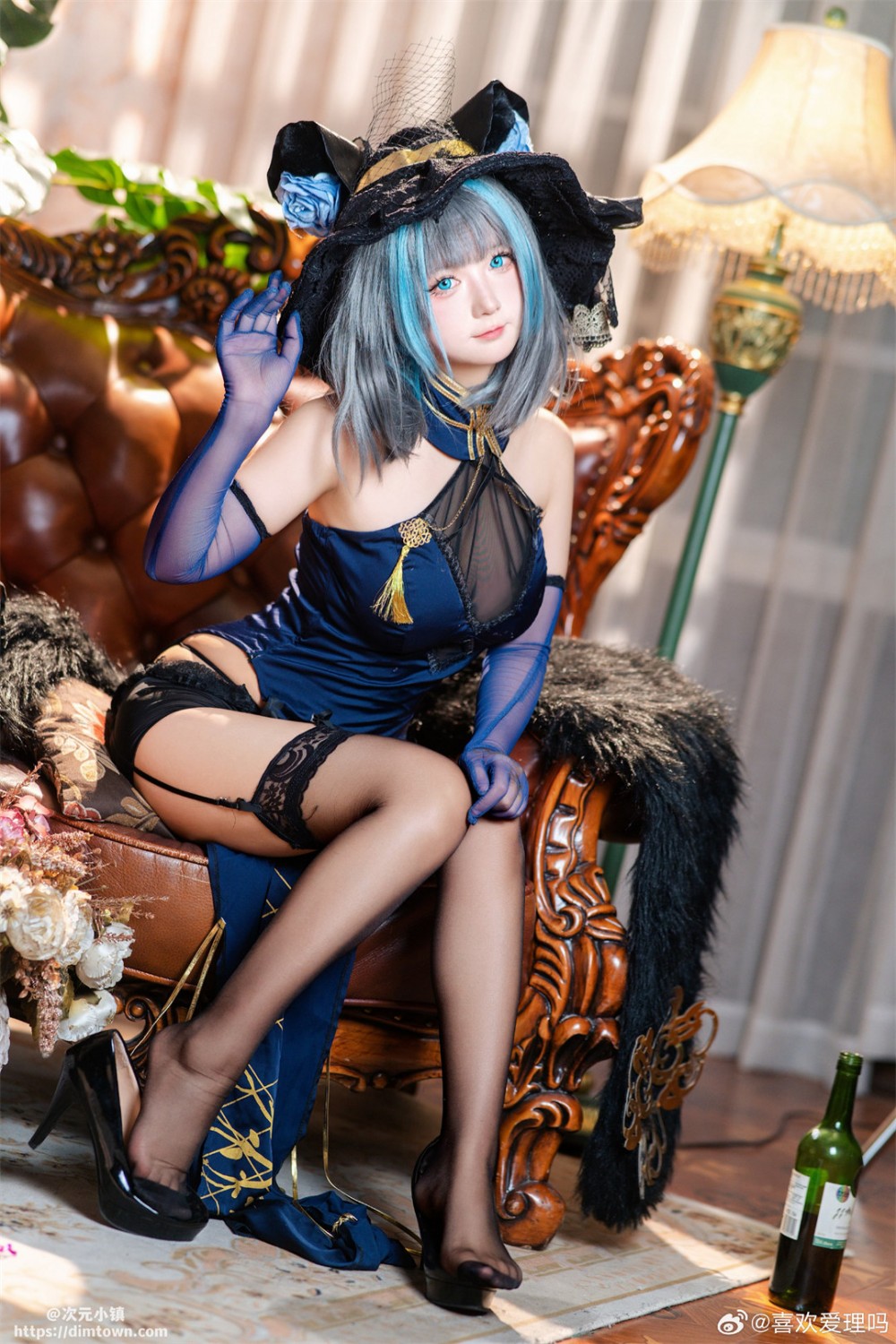 COSPLAY 碧蓝航线 柴郡@喜欢爱理吗-阿呆日记