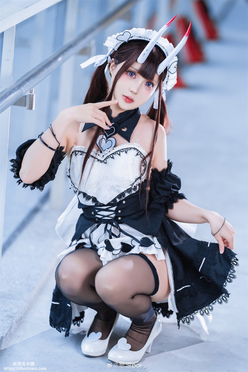 COSPLAY 碧蓝航线cos 能代女仆@思涼poi