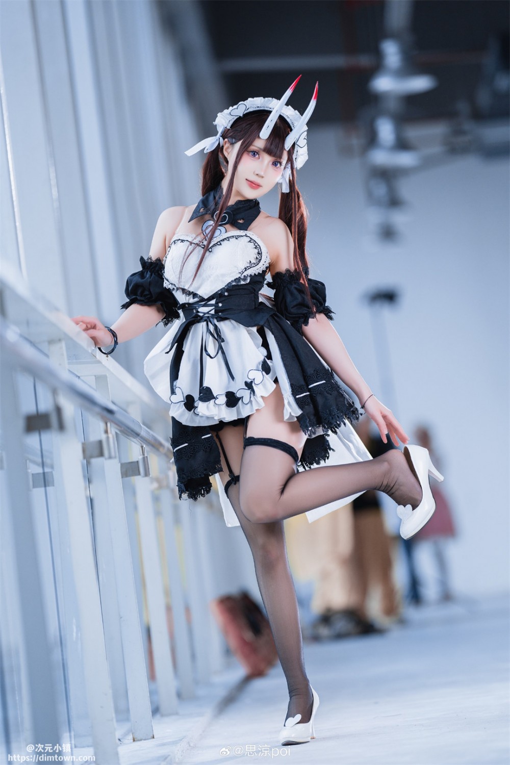 COSPLAY 碧蓝航线cos 能代女仆@思涼poi