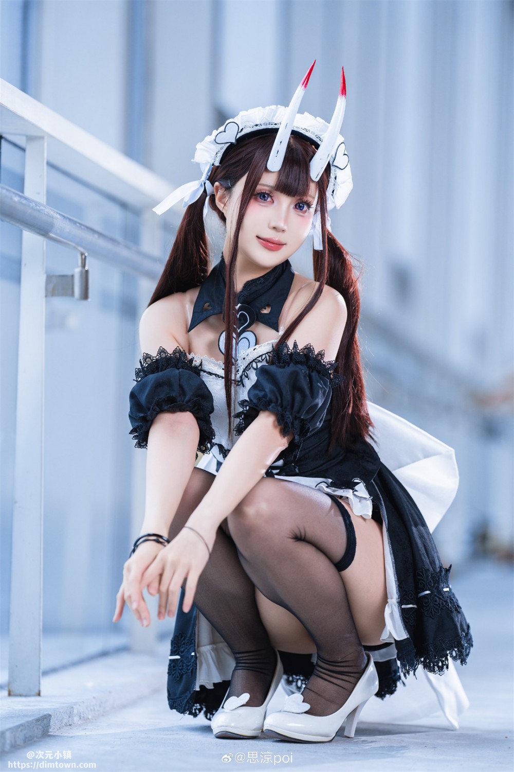 COSPLAY 碧蓝航线cos 能代女仆@思涼poi