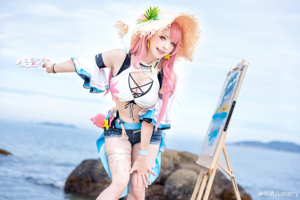 COSPLAY 战双帕弥什 和艾拉邂逅元气夏日@贤儿sherry