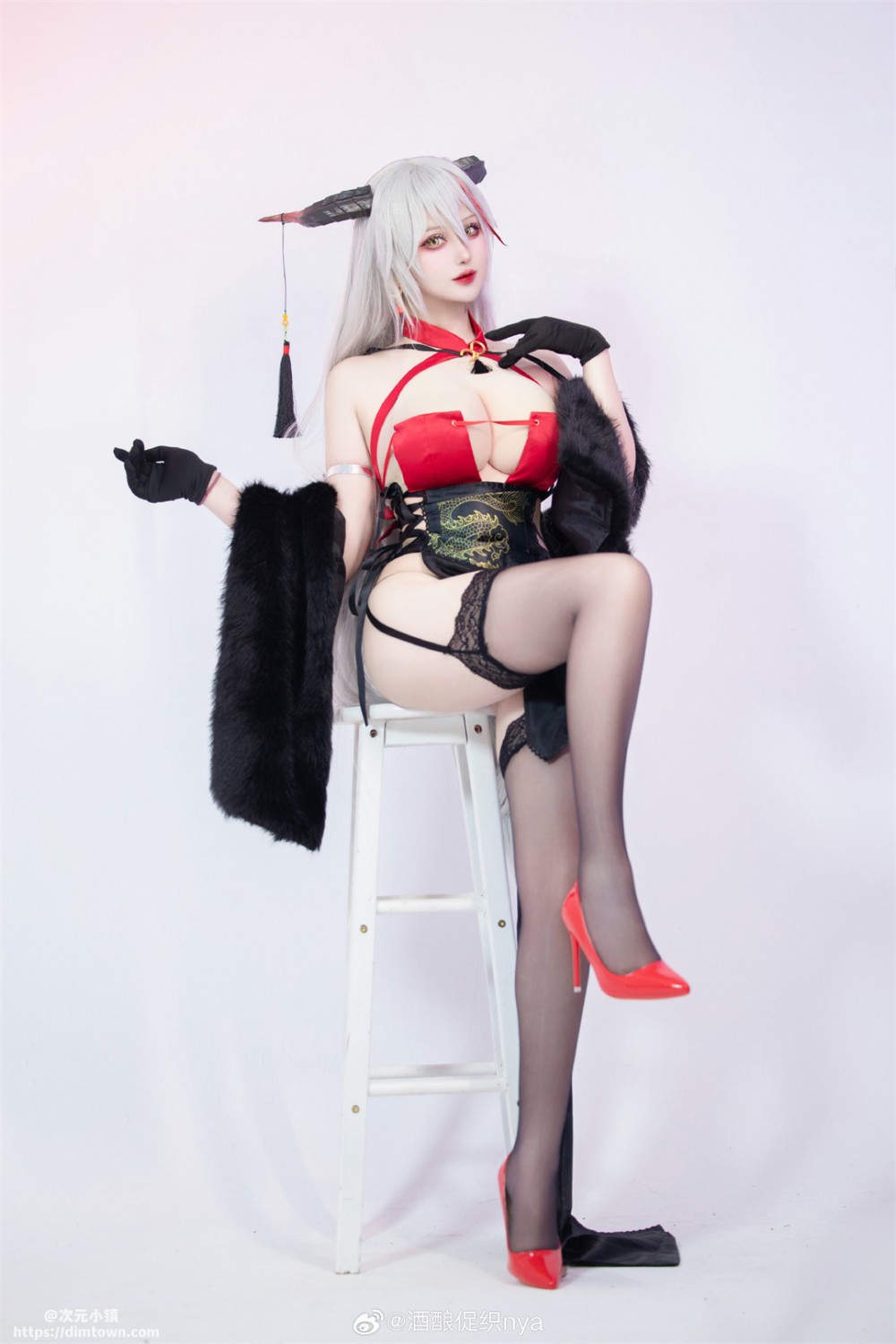 cosplay 碧蓝航线 埃吉尔旗袍@酒酿促织nya