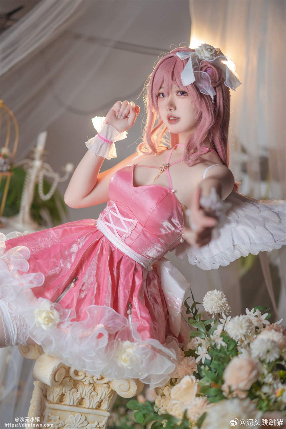 COSPLAY Nikke 桃乐丝·黎明派对@泥头跳跳猫-阿呆日记