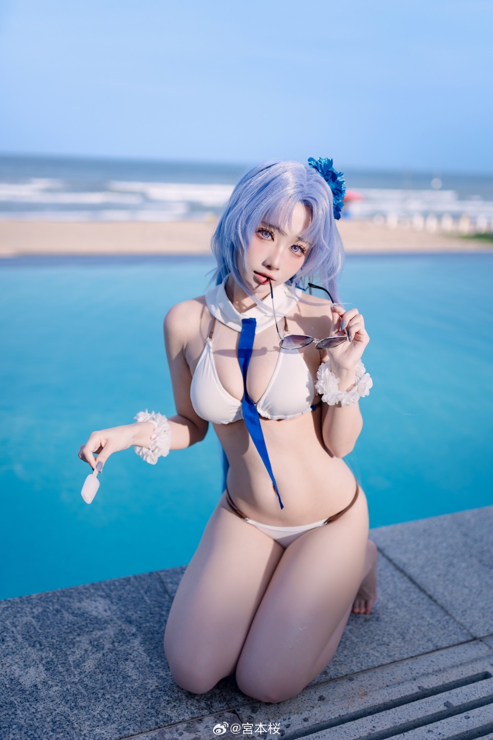 COSPLAY 阿尔萨斯和平时的感觉不太一样……？ 碧蓝航线 阿尔萨斯@宮本桜