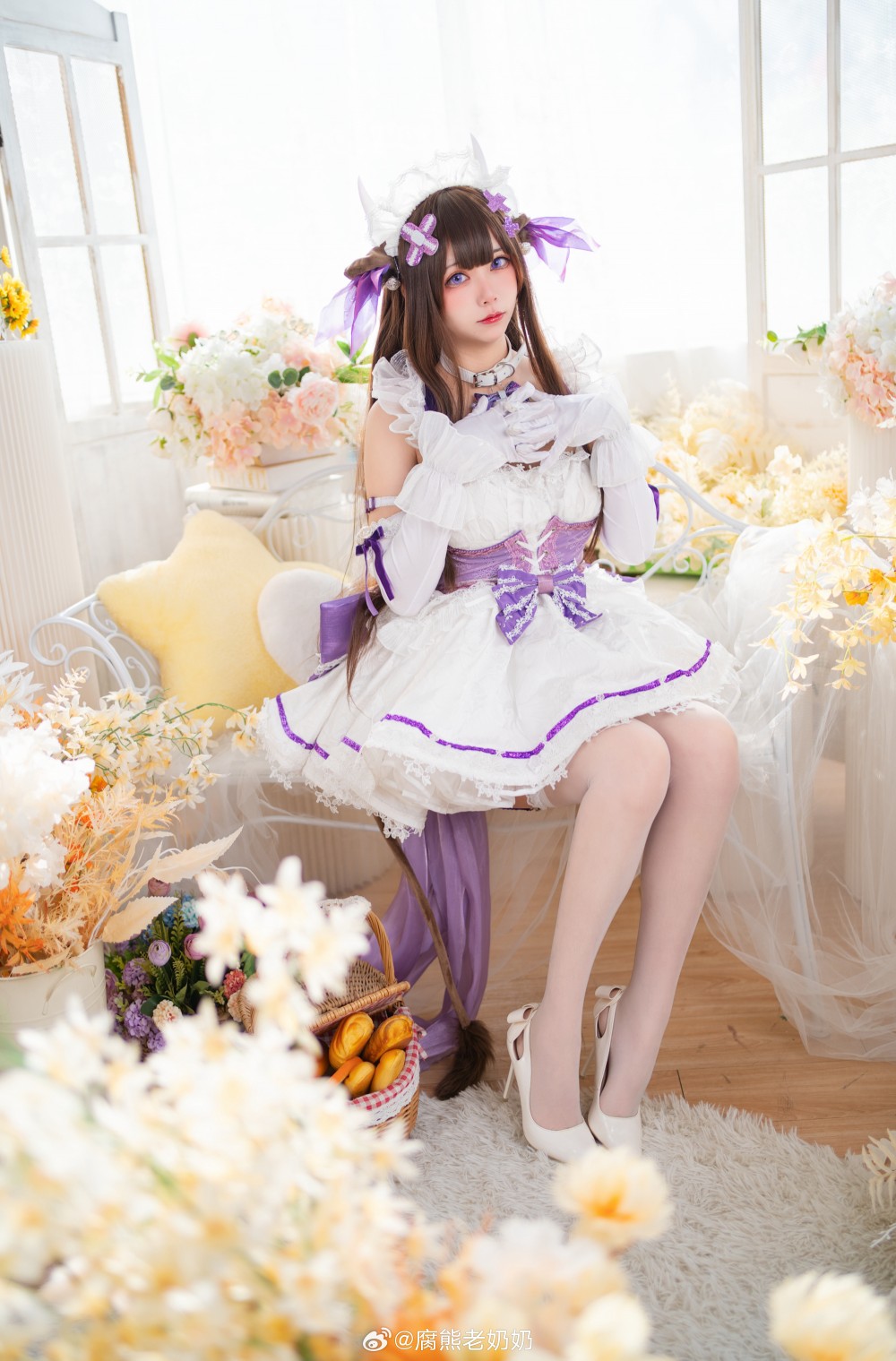 cosplay 是谁的小女仆，赶紧领回家  碧蓝航线 樫野牛牛同人女仆@腐熊老奶奶-阿呆日记