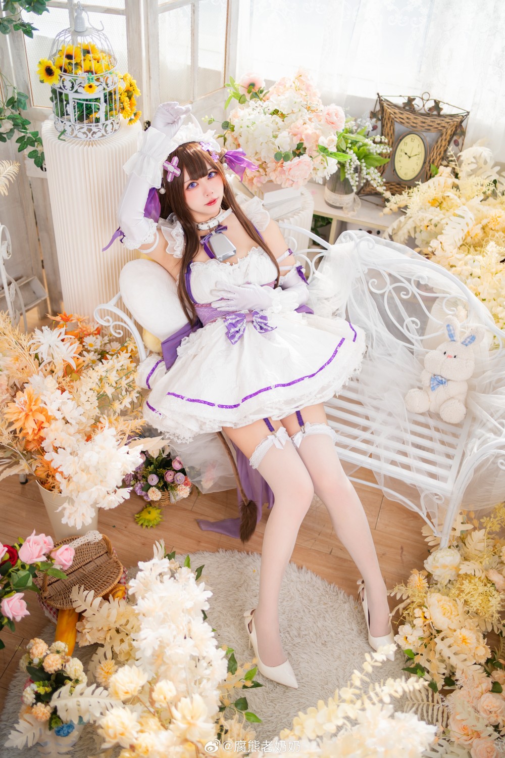 cosplay 是谁的小女仆，赶紧领回家  碧蓝航线 樫野牛牛同人女仆@腐熊老奶奶