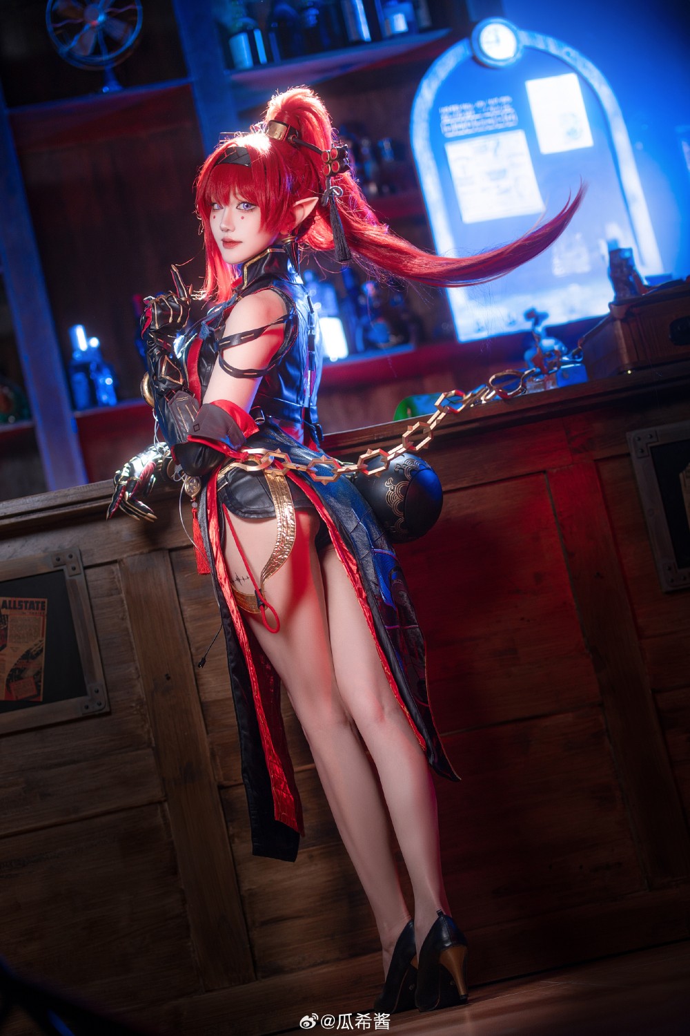 COSPLAY 为了对抗那些无处不在的罪恶…… 鸣潮 吟霖@瓜希酱