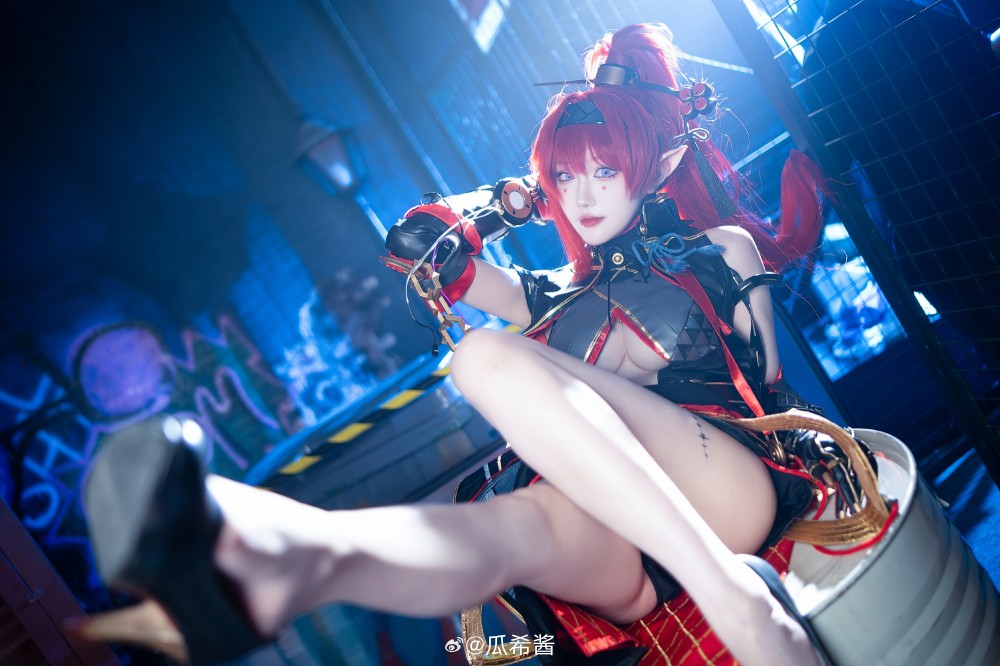 COSPLAY 为了对抗那些无处不在的罪恶…… 鸣潮 吟霖@瓜希酱