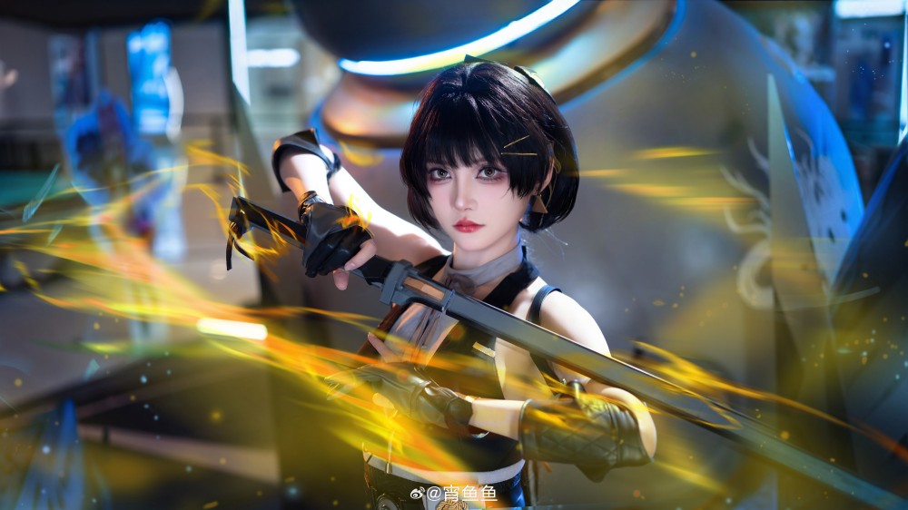 COSPLAY 漂泊者，路途还很遥远，继续前进吧 鸣潮 女漂泊者@宵鱼鱼