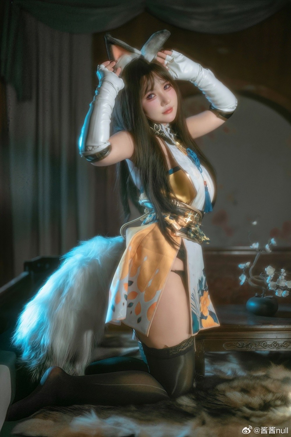 COSPLAY 永劫无间 胡桃cos@酱酱null-阿呆日记